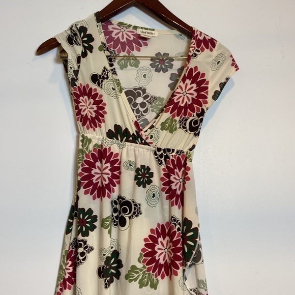 Love Rocks Floral Boho Wrap Dress 💕☮️​ - Picture 2 of 6